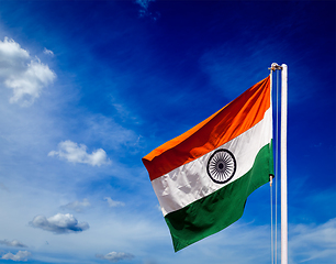 Image showing India flag of India