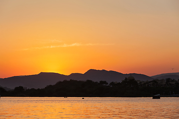 Image showing Lake Pichola. Udaipur, Rajasthan, India