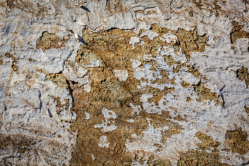 Image showing Painted plaster wall texture