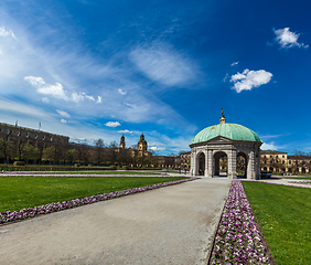 Image showing Pavilion in Hofgarten. Munich, Germany