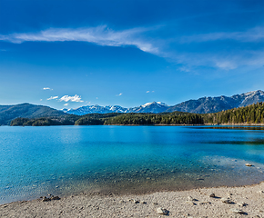 Image showing Eibsee lake, Germany