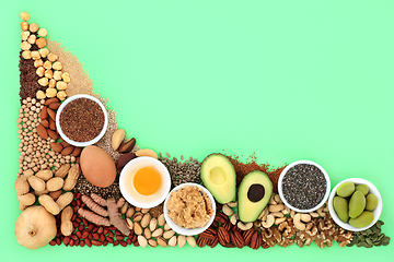 Image showing Healthy Lipids Unsaturated Essential Fatty Acid Food Ingredients