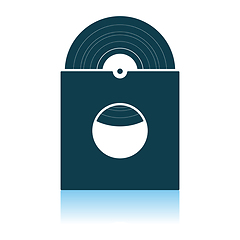 Image showing Vinyl Record In Envelope Icon