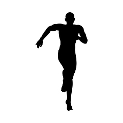 Image showing Standing Pose Man Silhouette