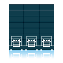 Image showing Warehouse Logistic Concept Icon