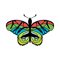 Image showing Butterfly Icon