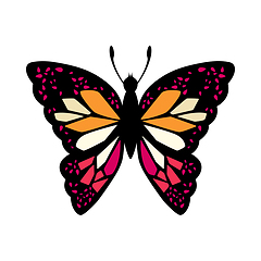 Image showing Butterfly Icon