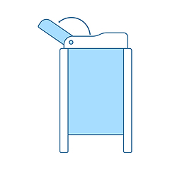Image showing Baby Swaddle Table Icon