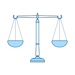 Image showing Justice Scale Icon