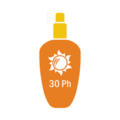 Image showing Sun Protection Spray Icon