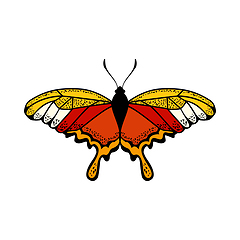 Image showing Butterfly Icon