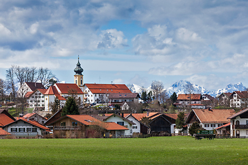 Image showing German countryside and village