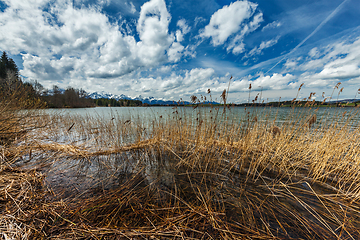 Image showing Bavarian Alps countryside landscape