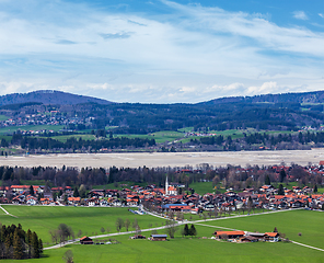 Image showing German countryside and village