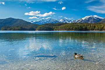 Image showing Eibsee lake, Germany