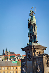 Image showing John of Nepomuk (or John Nepomucene) national saint of the Czech