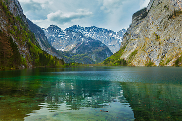 Image showing Obersee - mountain lake, Germany