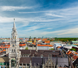 Image showing Aerial view of Munich, Germany