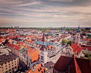 Image showing Aerial view of Munich