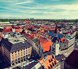 Image showing Aerial view of Munich