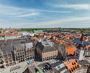 Image showing Aerial view of Munich