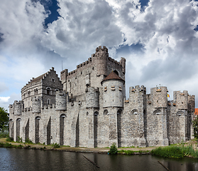 Image showing Gravensteen Castle in Ghent