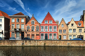 Image showing Houses of Bruges Brugge, Belgium