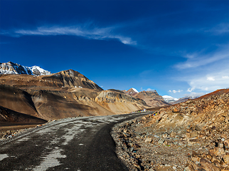 Image showing Manali-Leh road