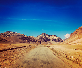 Image showing Manali-Leh road