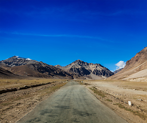 Image showing Manali-Leh road