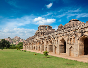 Image showing Ancient ruins of Elephant Stables