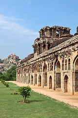 Image showing Ancient ruins of Elephant Stables