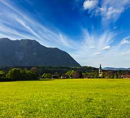 Image showing German countryside and village