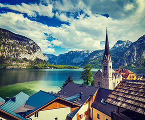 Image showing Hallstatt village, Austria