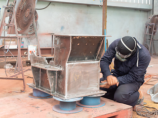 Image showing Hammer mill at paint shop