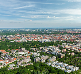 Image showing Aerial view of Munich. Munich, Bavaria, Germany