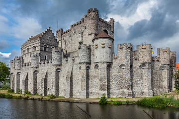 Image showing Gravensteen Castle in Ghent