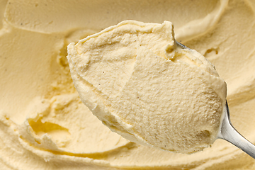 Image showing homemade vanilla ice cream