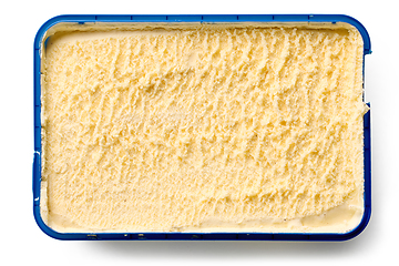 Image showing box of vanilla ice cream