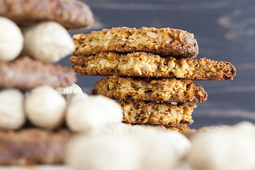 Image showing cookies with crushed roasted peanuts