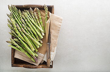 Image showing Green asparagus