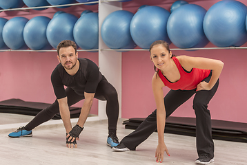 Image showing Couple in the Gym