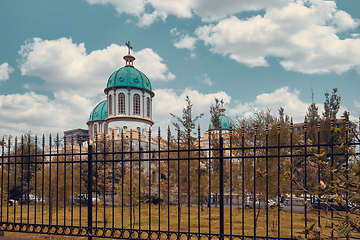 Image showing Bole Medhane Alem, Saviour of the World Cathedral.