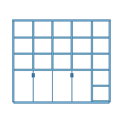 Image showing Office Cabinet Icon