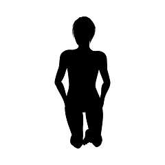 Image showing Naked sexy girls silhouette