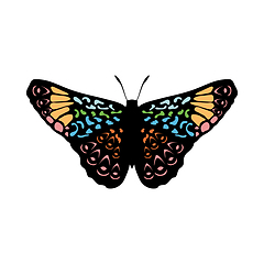 Image showing Butterfly Icon