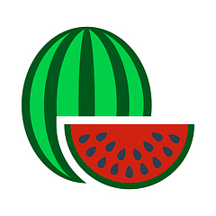 Image showing Watermelon Icon