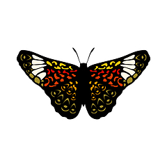 Image showing Butterfly Icon