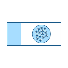 Image showing Bacterium Glass Icon