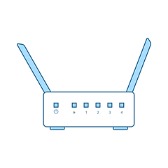 Image showing Wi-Fi Router Icon